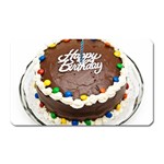 Birthday Cake Magnet (Rectangular)