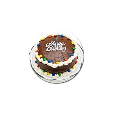Birthday Cake Golf Ball Marker from ZippyPress Front