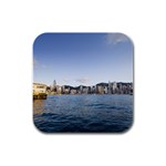 HK harbour Rubber Square Coaster (4 pack)