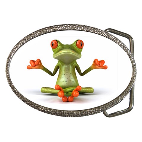Crazy Frog Belt Buckle from ZippyPress Front