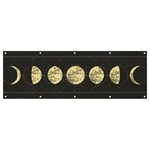 Moon Banner and Sign 12  x 4 