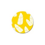 Yellow Banana Leaves Golf Ball Marker (4 pack)