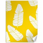Yellow Banana Leaves Canvas 36  x 48 