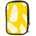Yellow Banana Leaves Compact Camera Leather Case