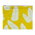 Yellow Banana Leaves Cosmetic Bag (XL)