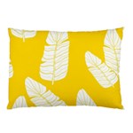 Yellow Banana Leaves Pillow Case (Two Sides)