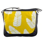 Yellow Banana Leaves Messenger Bag