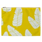Yellow Banana Leaves Cosmetic Bag (XXL)