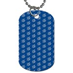 Little White Daisies  Flowers Garden Dog Tag (Two Sides)
