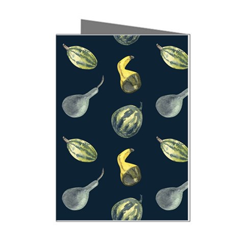 Vintage Vegetables Zucchini Mini Greeting Cards (Pkg of 8) from ZippyPress Left