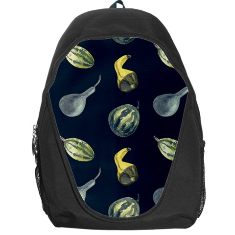 Vintage Vegetables Zucchini Backpack Bag from ZippyPress Front