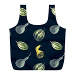 Vintage Vegetables Zucchini Full Print Recycle Bag (L)