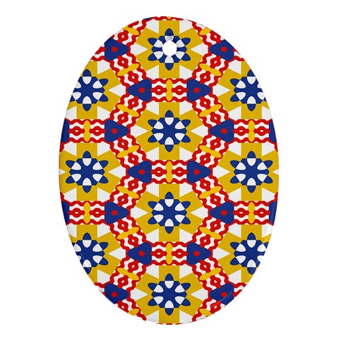Wavey shapes pattern                                                              Ornament (Oval) from ZippyPress Front