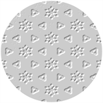 Wavey shapes pattern                                                      Handheld Plier Embosser