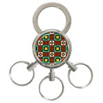 Shapes in shapes                                                               3-Ring Key Chain