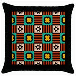 Shapes in shapes                                                               Throw Pillow Case (Black)