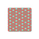 Hexagons and stars pattern                                                                Magnet (Square)