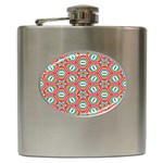 Hexagons and stars pattern                                                                Hip Flask (6 oz)