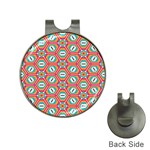 Hexagons and stars pattern                                                                Golf Ball Marker Hat Clip
