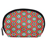Hexagons and stars pattern                                                                Accessory Pouch
