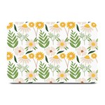 Flowers on a white background pattern                                                                   Plate Mat