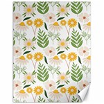 Flowers on a white background pattern                                                                    Canvas 18  x 24 