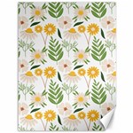 Flowers on a white background pattern                                                                    Canvas 36  x 48 