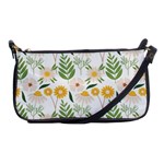Flowers on a white background pattern                                                                    Shoulder Clutch Bag