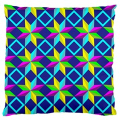Colorful stars pattern                                                                    Standard Flano Cushion Case (Two Sides) from ZippyPress Back