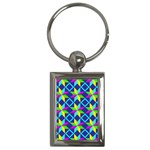 Colorful stars pattern                                                                     Key Chain (Rectangle)