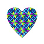 Colorful stars pattern                                                                     Magnet (Heart)