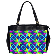 Colorful stars pattern                                                                     Oversize Office Handbag (2 Sides) from ZippyPress Front
