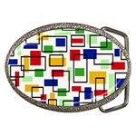 Colorful rectangles                                                                      Belt Buckle