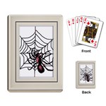 Spider in web Playing Cards Single Design