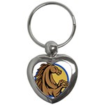 Horse circle Key Chain (Heart)