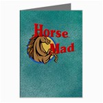 Horse mad Greeting Card