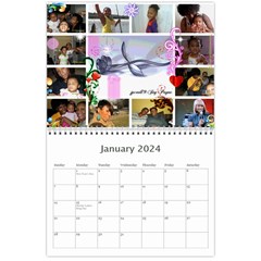 Joy Payne 2024 Wall Calendar 11 x 8.5 (12 Jan 2024