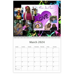Joy Payne 2024 Wall Calendar 11 x 8.5 (12 Mar 2024