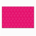 Pink Pattern, Abstract, Background, Bright Postcard 4 x 6  (Pkg of 10)