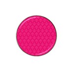 Pink Pattern, Abstract, Background, Bright Hat Clip Ball Marker (4 pack)