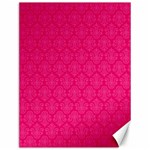Pink Pattern, Abstract, Background, Bright Canvas 12  x 16 