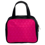 Pink Pattern, Abstract, Background, Bright Classic Handbag (Two Sides)