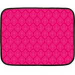 Pink Pattern, Abstract, Background, Bright Fleece Blanket (Mini)