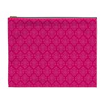 Pink Pattern, Abstract, Background, Bright Cosmetic Bag (XL)