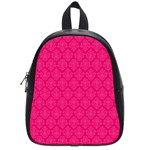 Pink Pattern, Abstract, Background, Bright School Bag (Small)