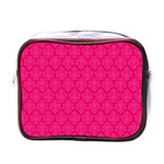 Pink Pattern, Abstract, Background, Bright Mini Toiletries Bag (One Side)