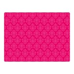 Pink Pattern, Abstract, Background, Bright Two Sides Premium Plush Fleece Blanket (Mini)