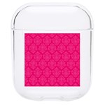 Pink Pattern, Abstract, Background, Bright Hard PC AirPods 1/2 Case