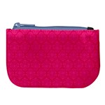 Pink Pattern, Abstract, Background, Bright Large Coin Purse