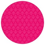 Pink Pattern, Abstract, Background, Bright Round Trivet